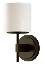  WS172AOPBZX3 - Wall Sconce Lenox 9 Opal Bronze  GY6.35 Xenon 35W